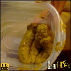 Poop In A Plastic Container – goddessemmalove – HD 720p (New Poop Videos, Scat Solo, Efro) 16/09/2017